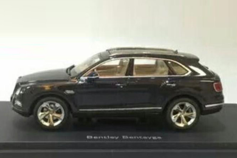 Bentley Bentayga gelekt via schaalmodel