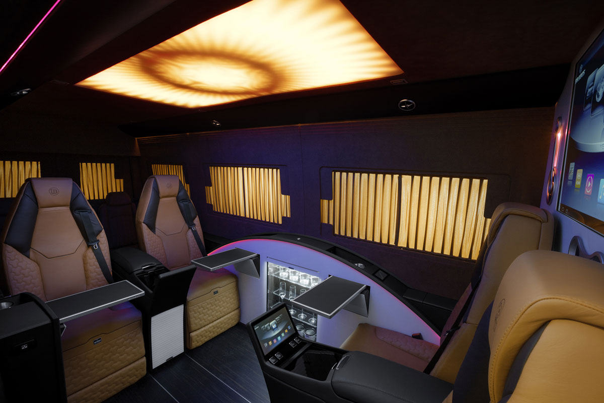 Brabus Sprinter Business Lounge: privéjet voor op de weg
