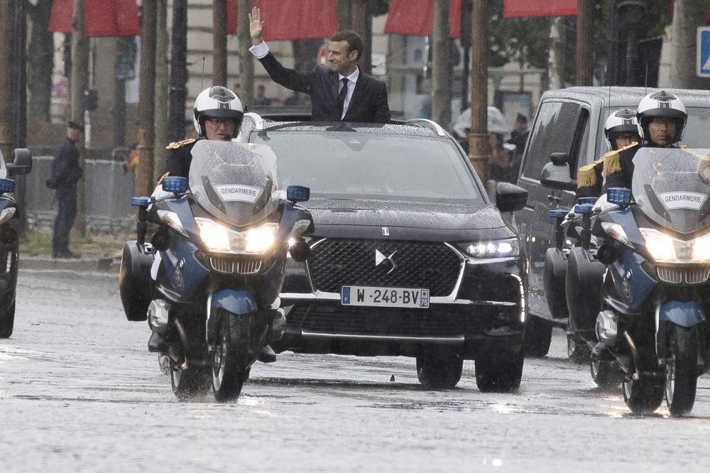 Dit is het nieuwe vervoermiddel van Emmanuel Macron