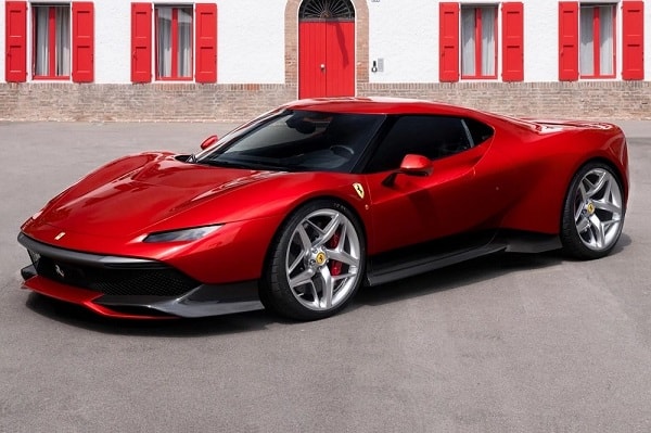 Ferrari haalt doek van unieke SP38