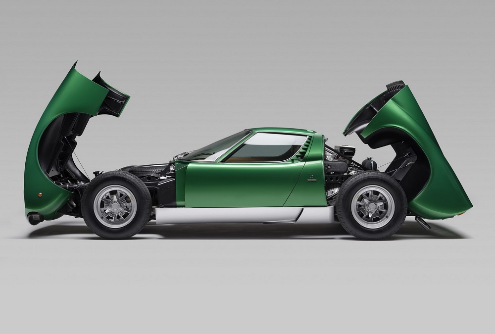 Lamborghini restaureert groene pre-productieversie van Miura SV
