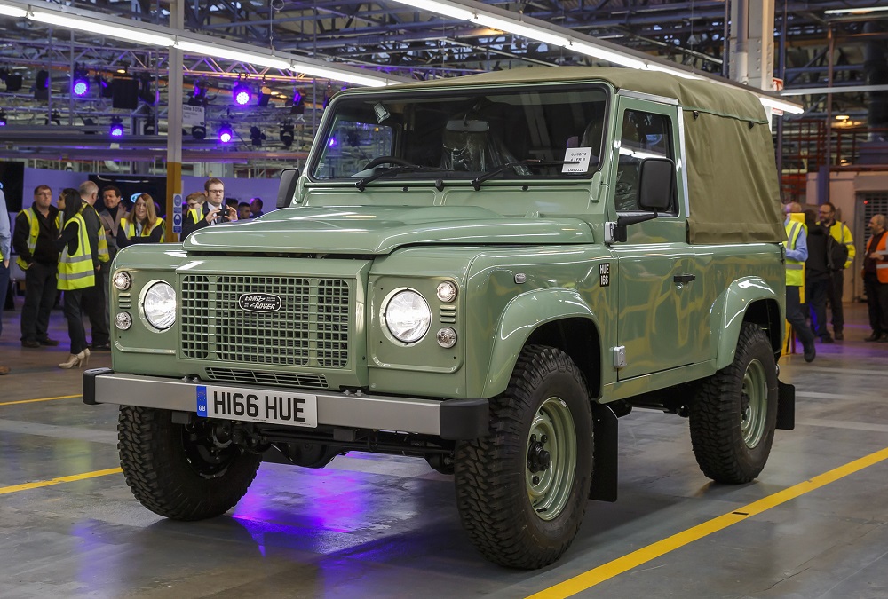 Land Rover Defender 2016 Einde productie