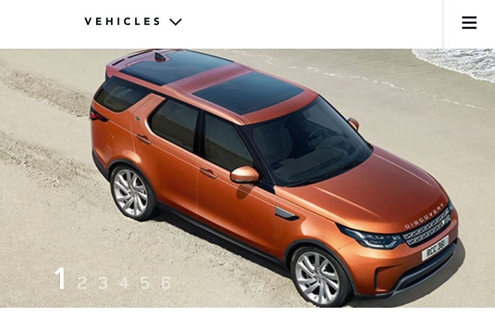 Land Rover Discovery gelekt aan vooravond autosalon van Parijs