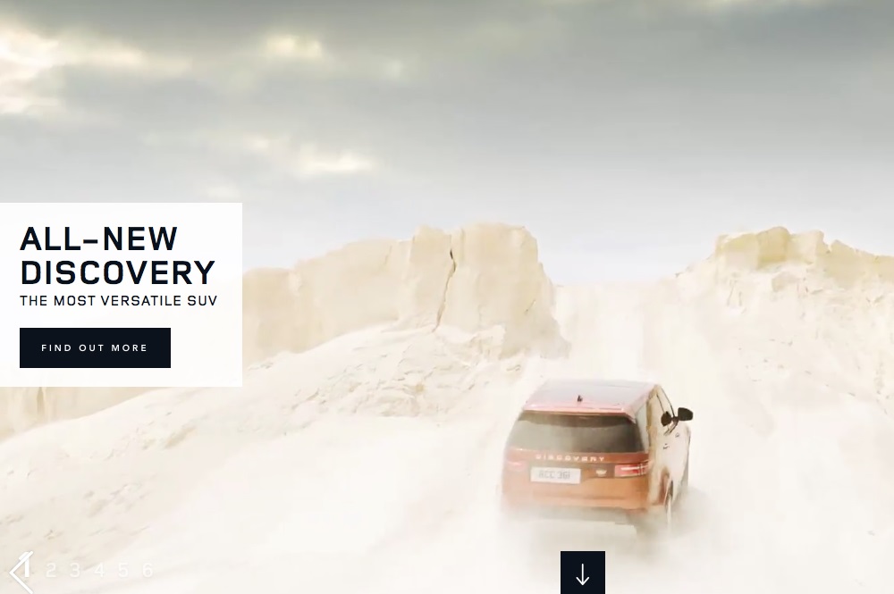 Land Rover Discovery gelekt aan vooravond autosalon van Parijs