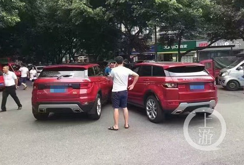 Range Rover Evoque vecht het uit met Chinese Landwind kloon