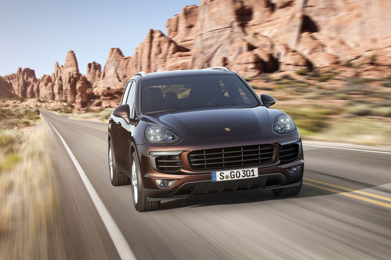 Porsche Cayenne licht gewijzigd voor modeljaar 2015