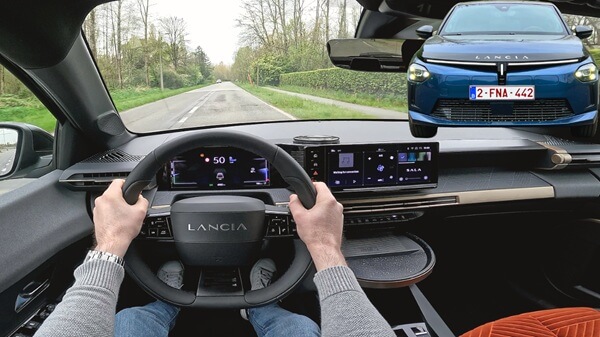 Video Lancia Ypsilon 2025 Elettrica LX: exterior, interior & POV test drive