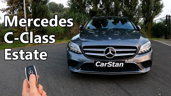 video Mercedes C-Class Estate 2019 POV test drive