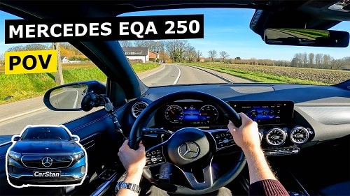 video Mercedes EQA 250 2022 POV test drive