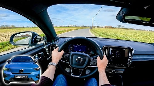 video Volvo C40 2022 POV Testfahrt
