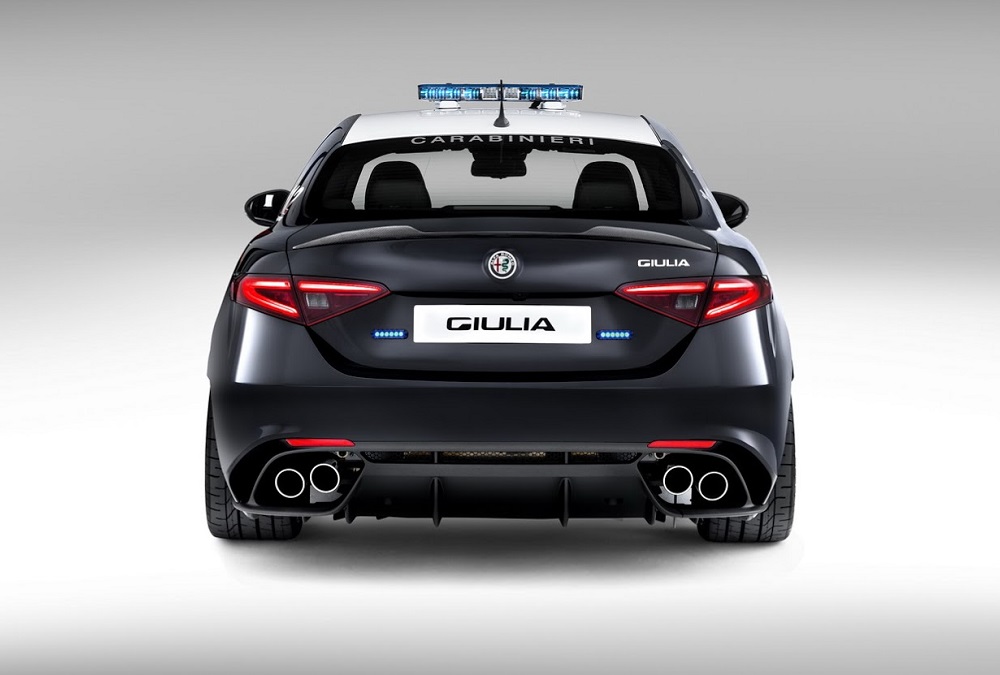 Alfa Romeo Giulia Quadrifoglio voor Italiaanse Carabinieri