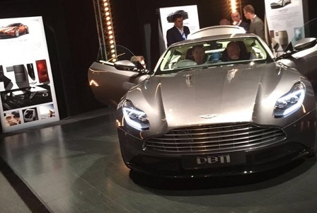 Nieuwe foto van Aston Martin DB11 verschijnt online