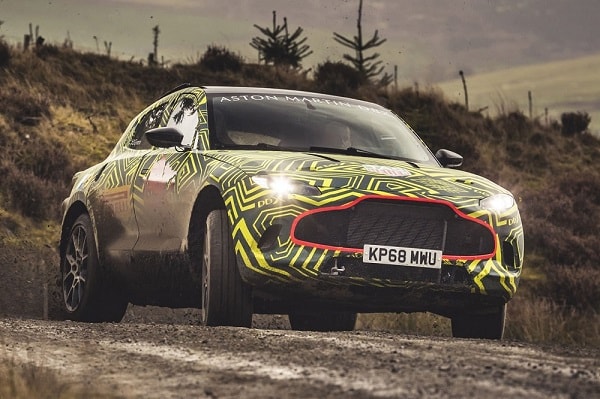 Aston Martin DBX voor het eerst in beeld