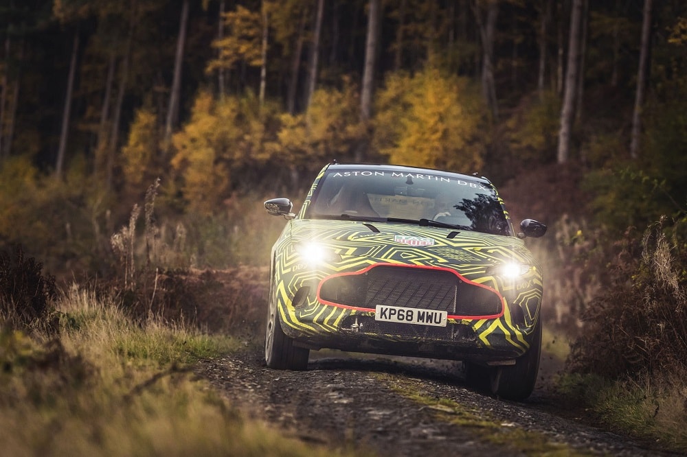 Aston Martin DBX voor het eerst in beeld