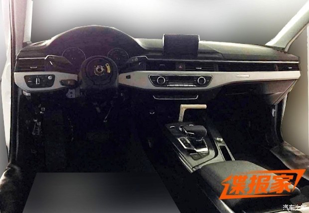 Eerste beelden van nieuwe Audi A4 gelekt