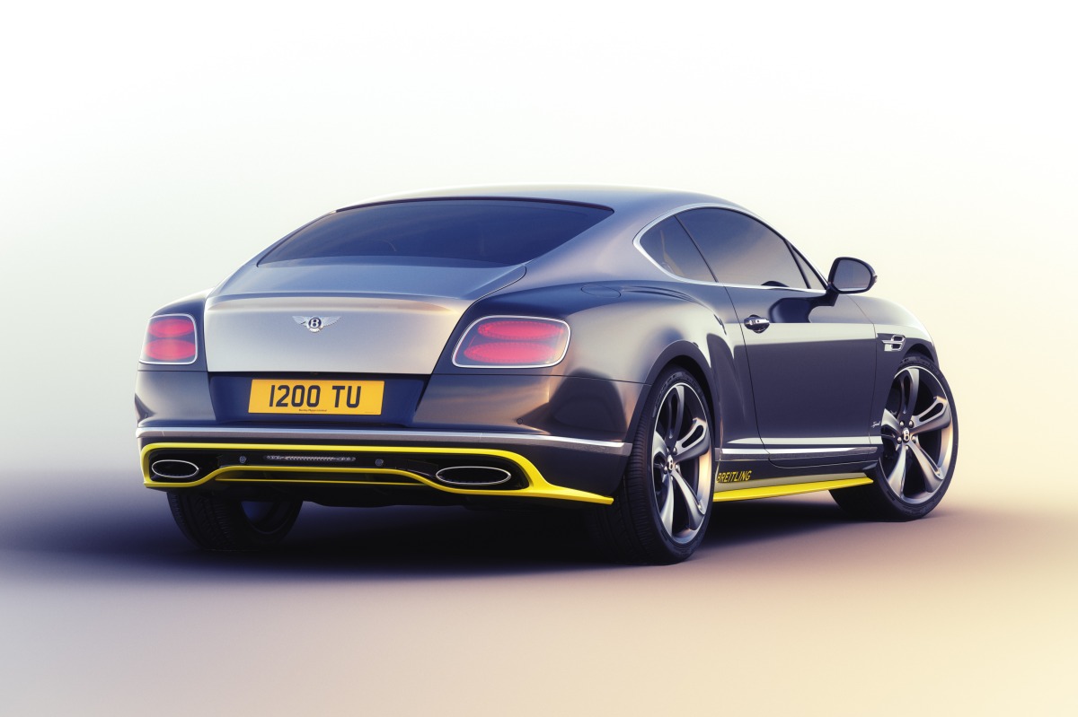 Dit is de Bentley Continental GT Speed Breitling Jet Team Series Limited Edition