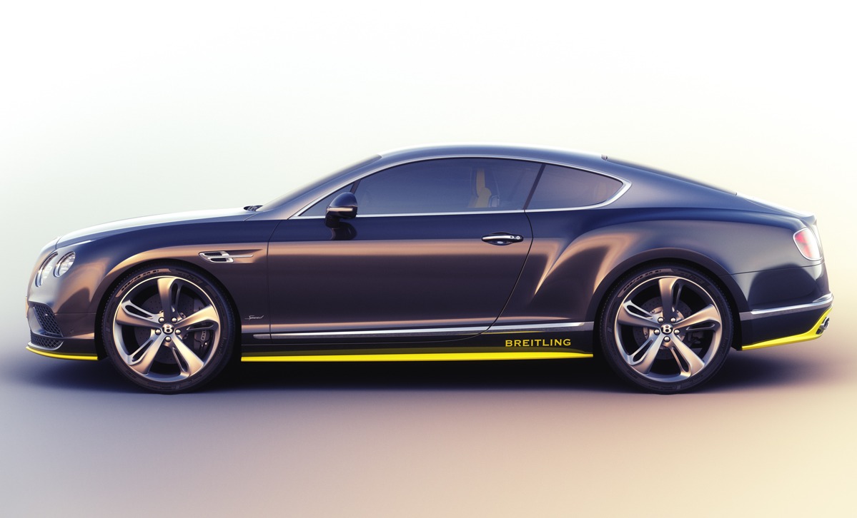 Dit is de Bentley Continental GT Speed Breitling Jet Team Series Limited Edition