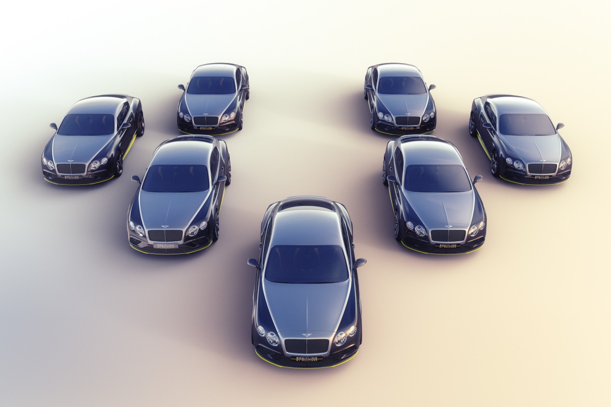 Dit is de Bentley Continental GT Speed Breitling Jet Team Series Limited Edition