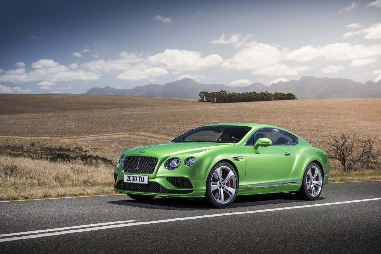 Bentley Continental GT licht bijgepunt voor 2015