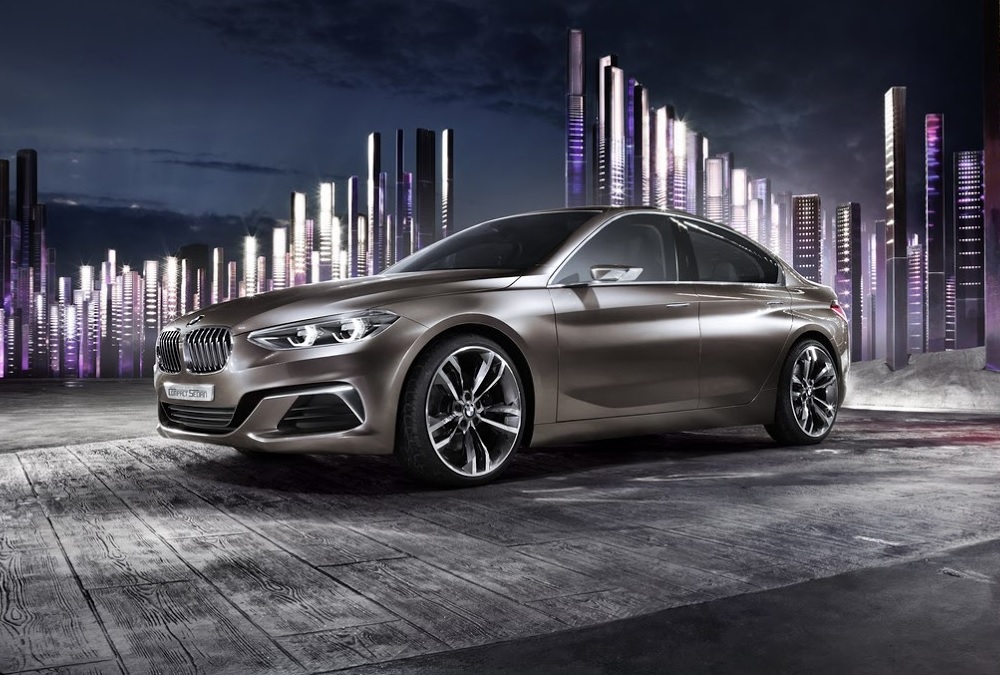 BMW Concept Compact Sedan is voorbode van 1 Reeks Sedan