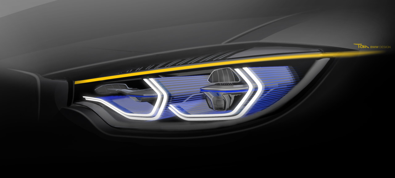 BMW zet in op lasertechnologie met M4 Concept Iconic Lights