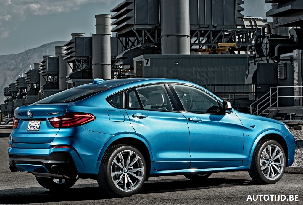 In primeur: dit is de officiële fotoshoot van de nieuwe BMW X4 M40i