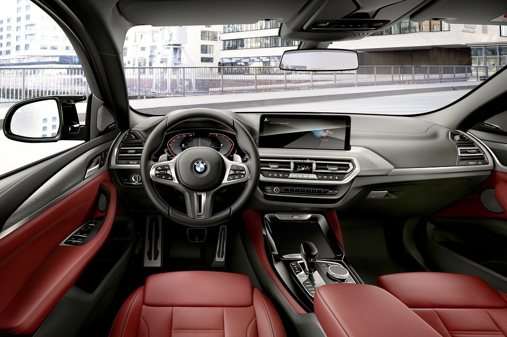 Interieur van de nieuwe BMW X4 in 2024