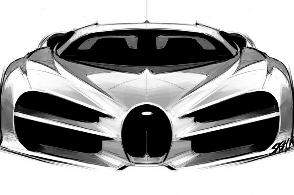 Dit had het ontwerp van de Bugatti Chiron kunnen zijn
