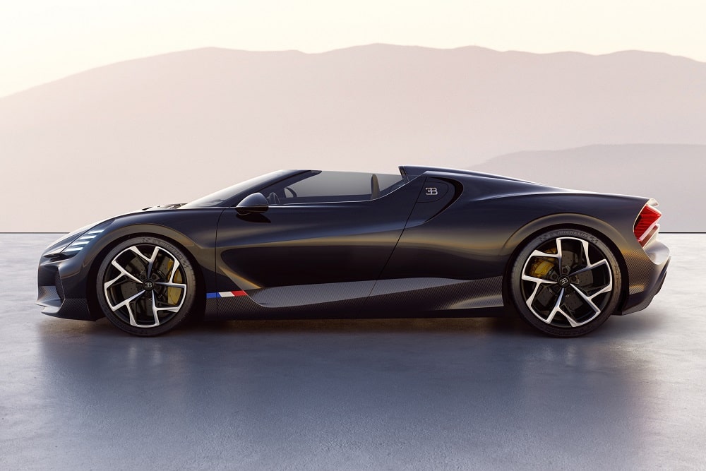 Dimensions Bugatti Mistral 2024