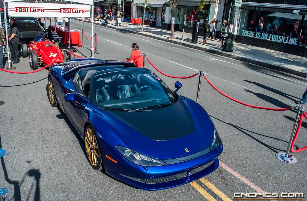 Zeldzame Ferrari Sergio gespot in Californië