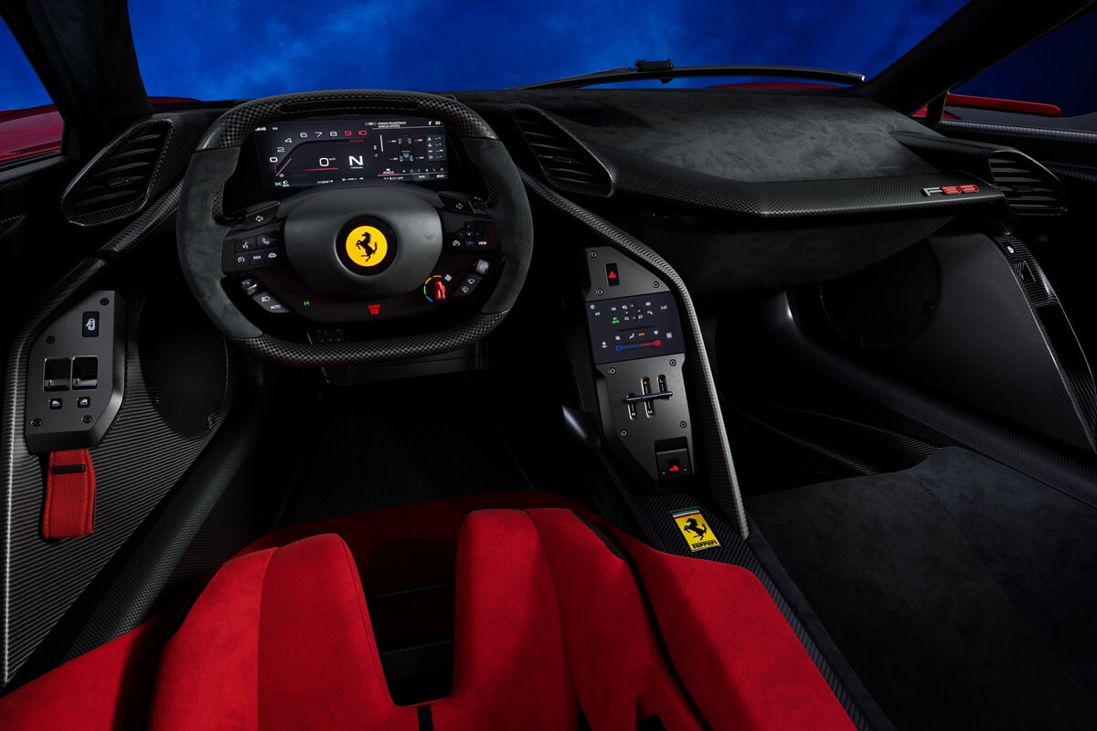 Ferrari F80 V6 Hybrid 1200 ch  traction intégrale 2025