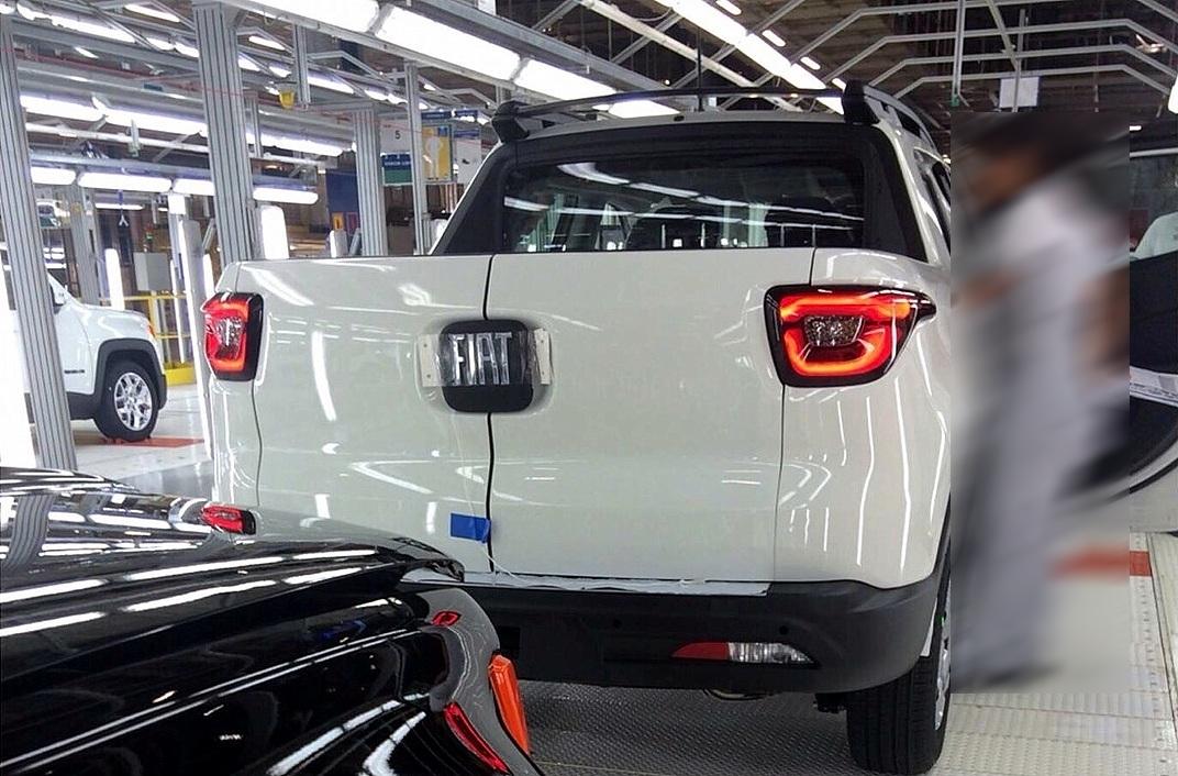 Fiat Toro pickup gespot op assemblagelijn
