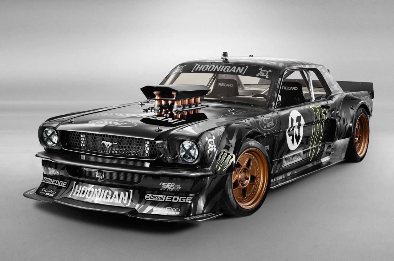 Ken Block klaar voor Gymkhana 7 met deze klassieke Mustang