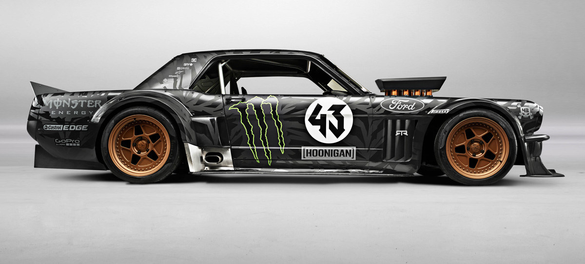 Ken Block klaar voor Gymkhana 7 met deze klassieke Mustang