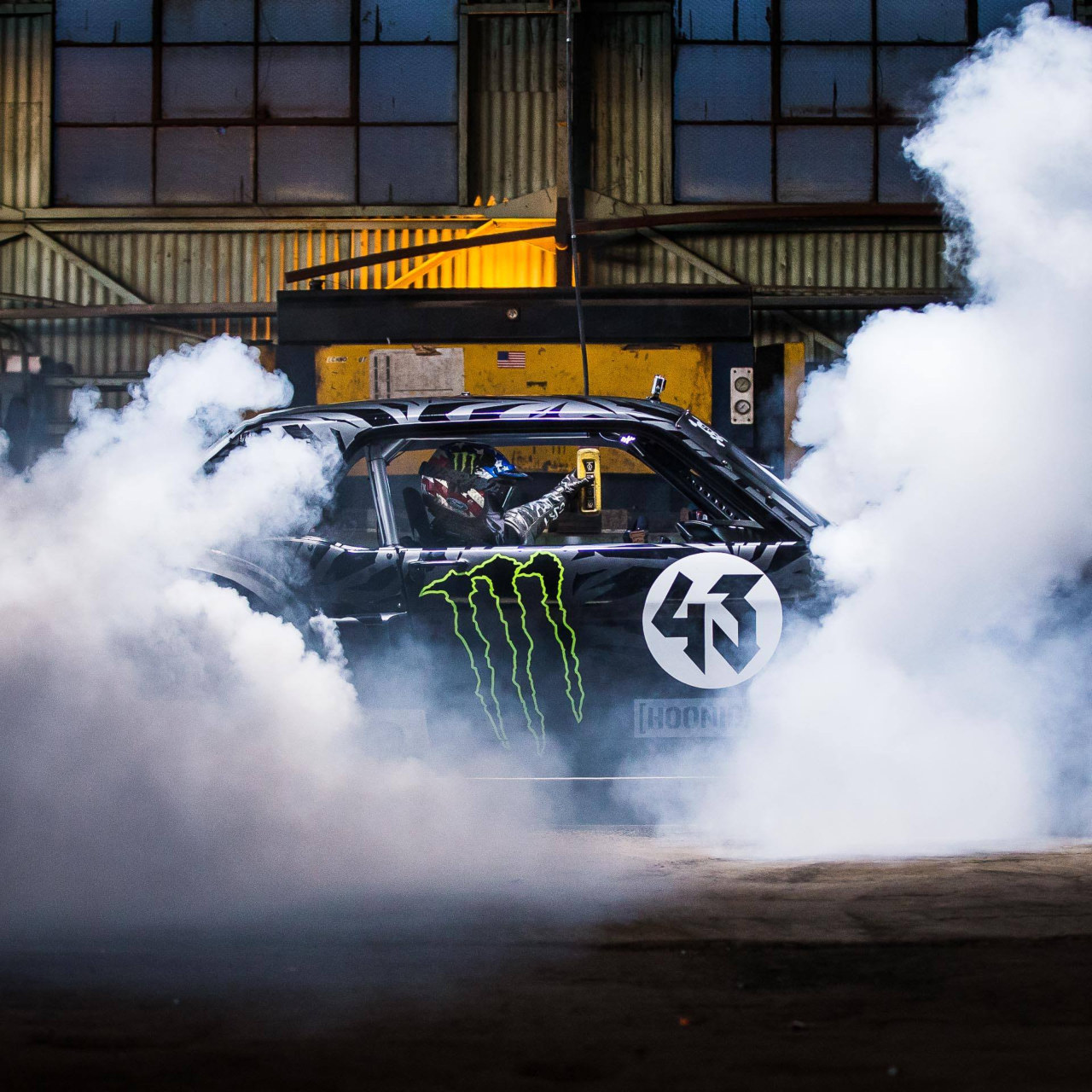 Ken Block klaar voor Gymkhana 7 met deze klassieke Mustang