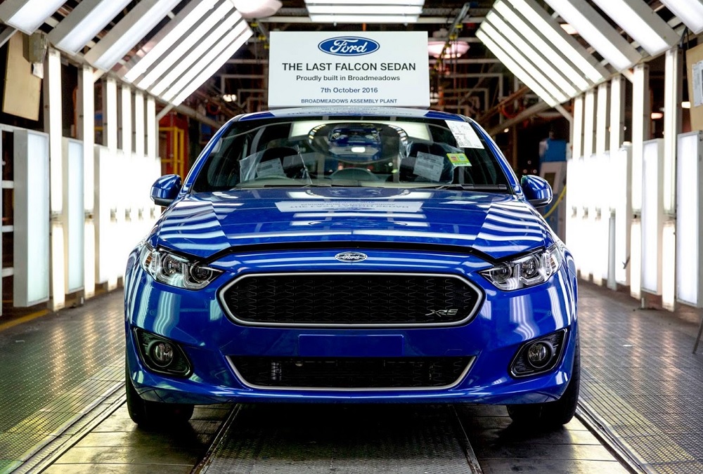 Ford Algemeen 2016 Einde productie Australië