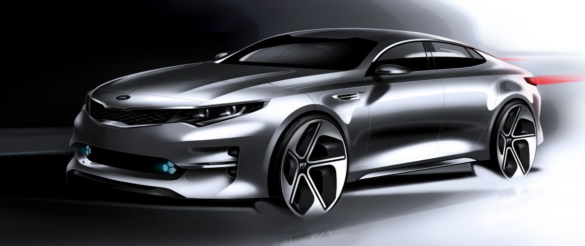Nieuwe generatie Kia Optima op 1 april voorgesteld