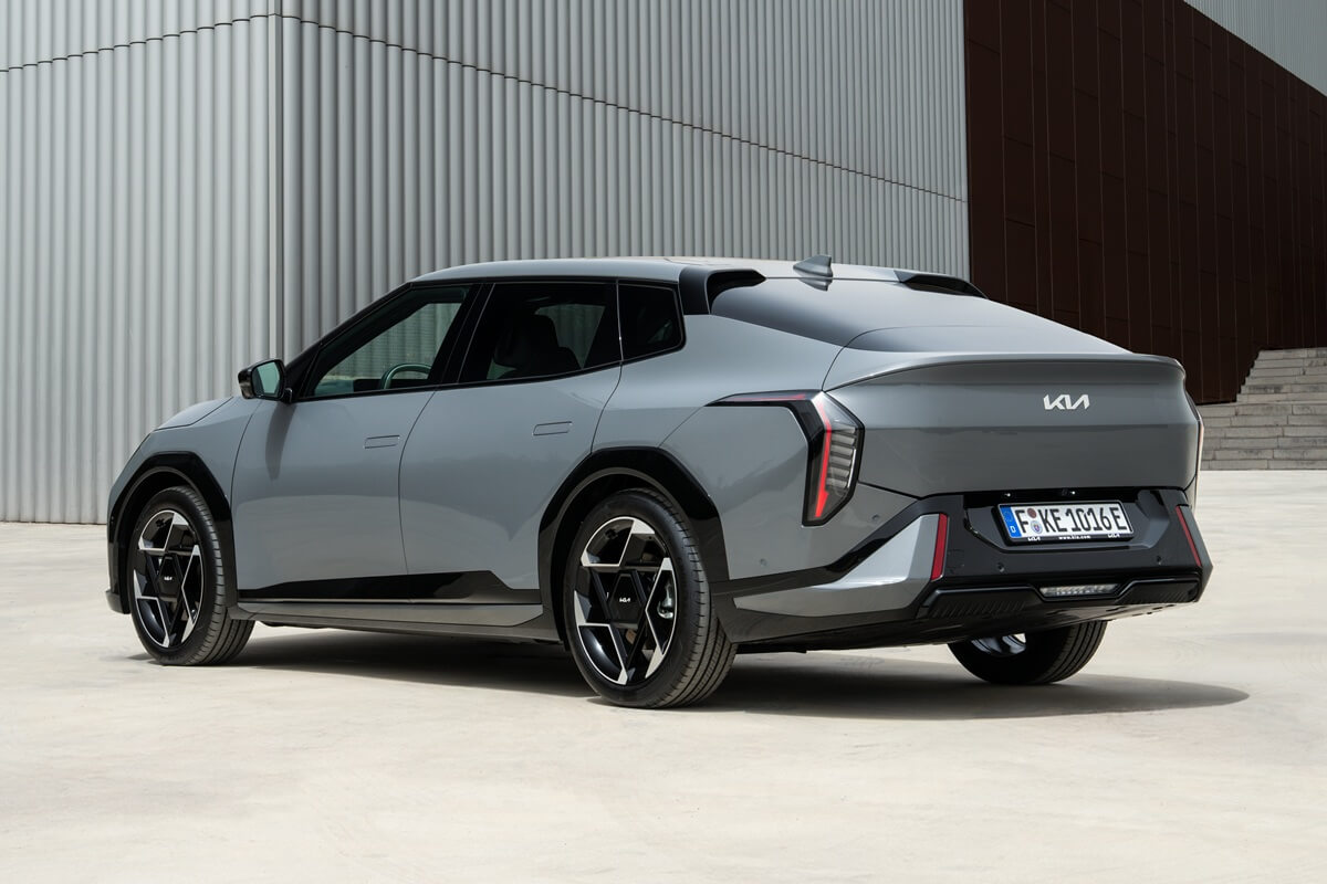 Kia EV4 Fastback 2026 Exterieur Rückansicht