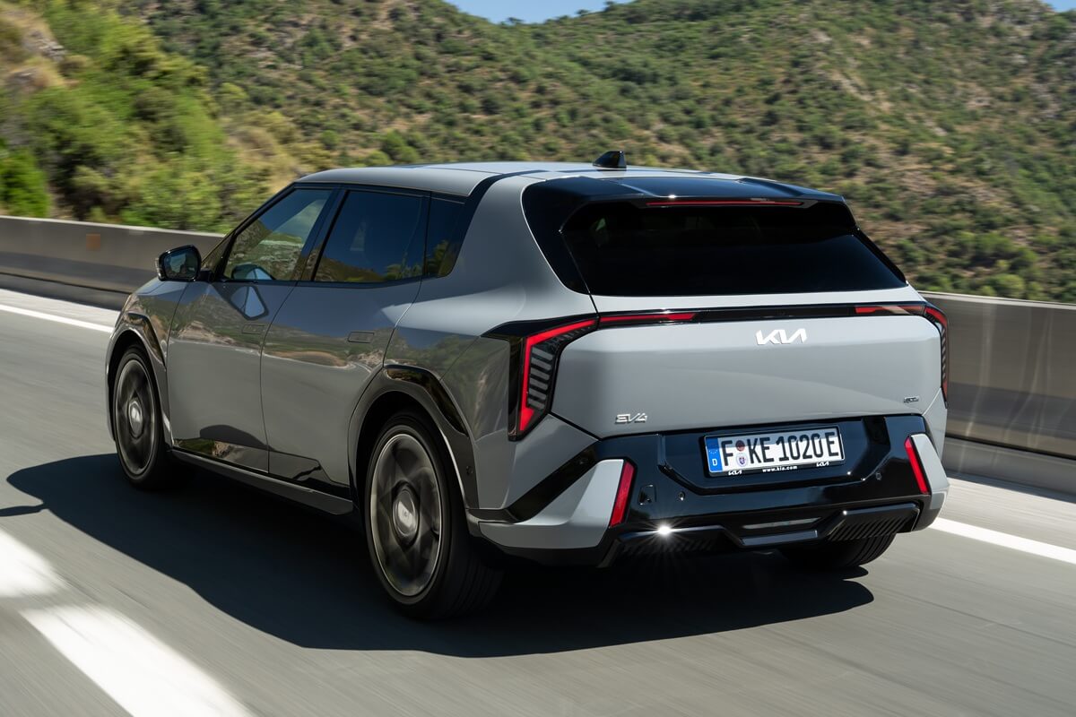 Kia EV4 2026 Exterieur Rückansicht