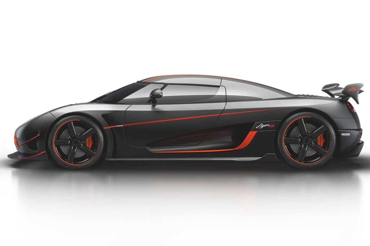 Koenigsegg Agera RS 5.0L V8 1177 ch   (2015-2018)