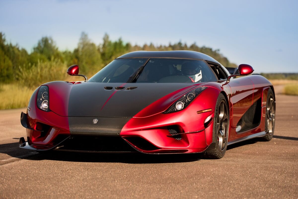 Koenigsegg Regera 5.0L V8 1521 ch  traction intégrale (2016-2022)