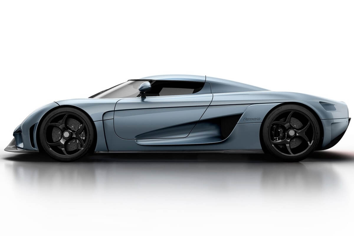 Koenigsegg Regera 5.0L V8 1521 ch  traction intégrale (2016-2022)