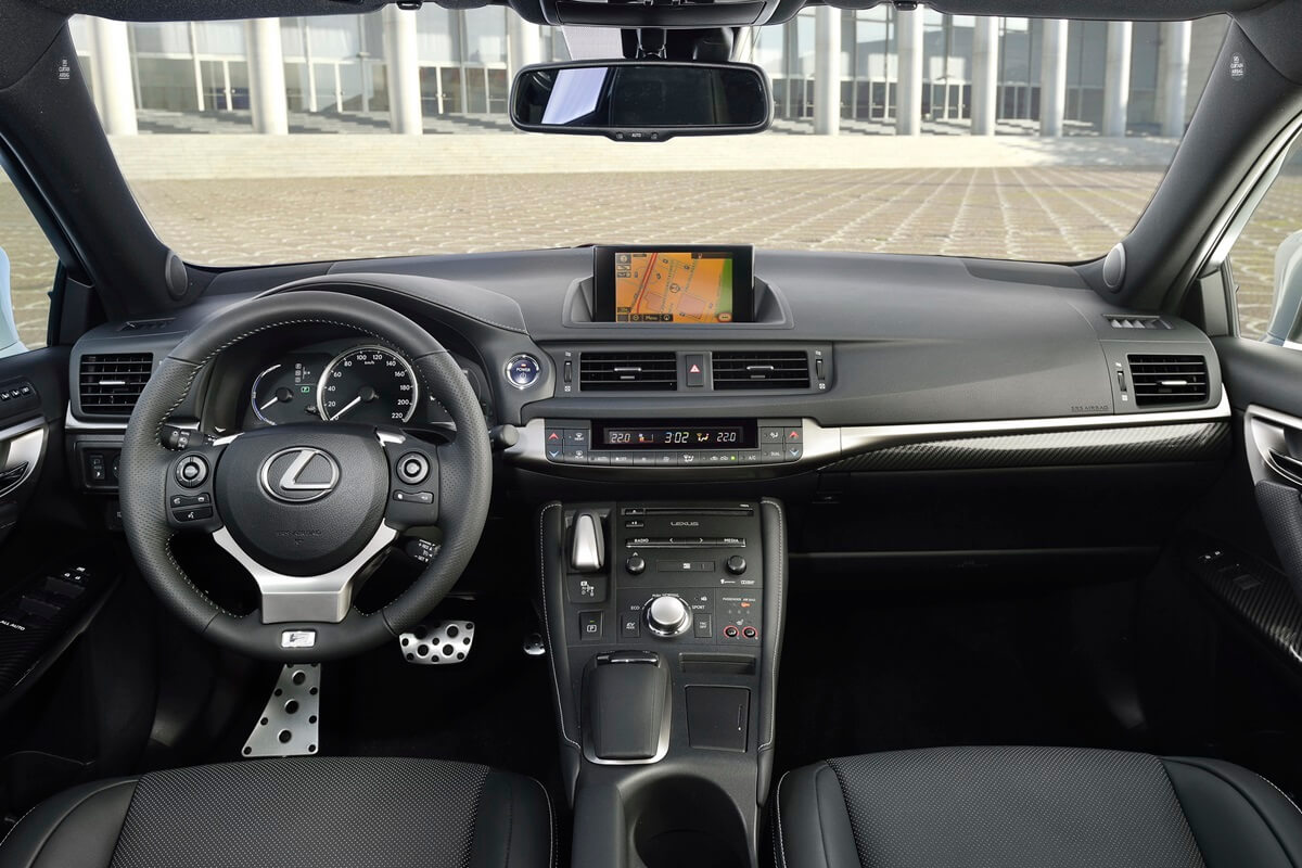 Lexus CT 2014-2017 intérieur tableau de bord