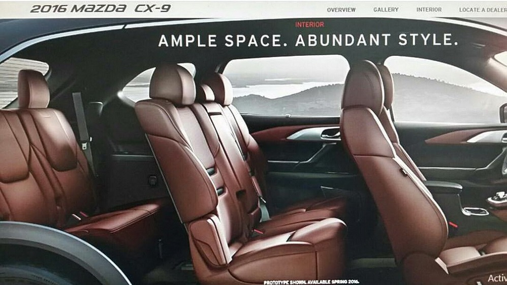 Nieuwe Mazda CX-9 verschijnt dag te vroeg op het internet
