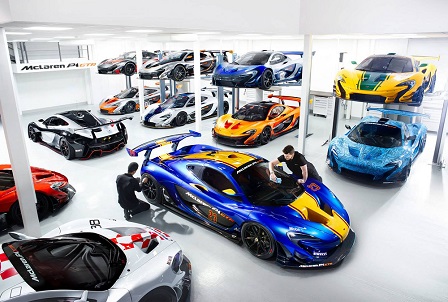 McLaren showt werkplaats met twaalf exemplaren van P1 GTR