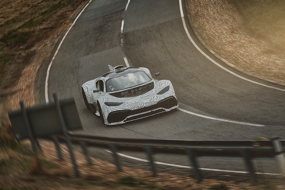 Prototype Mercedes-AMG Project ONE in beeld