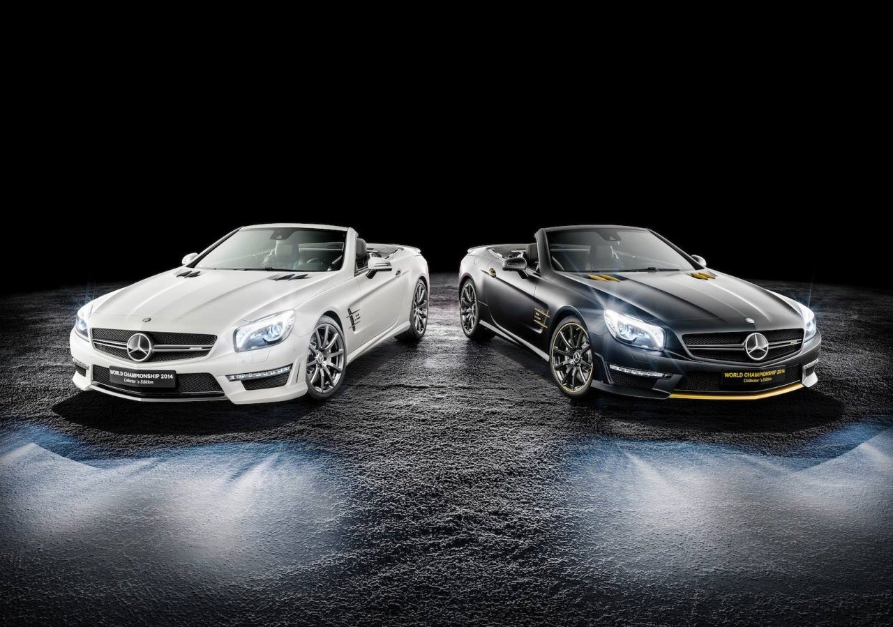 Mercedes viert F1-succes met SL63 AMG WK 2014 Collector's Edition