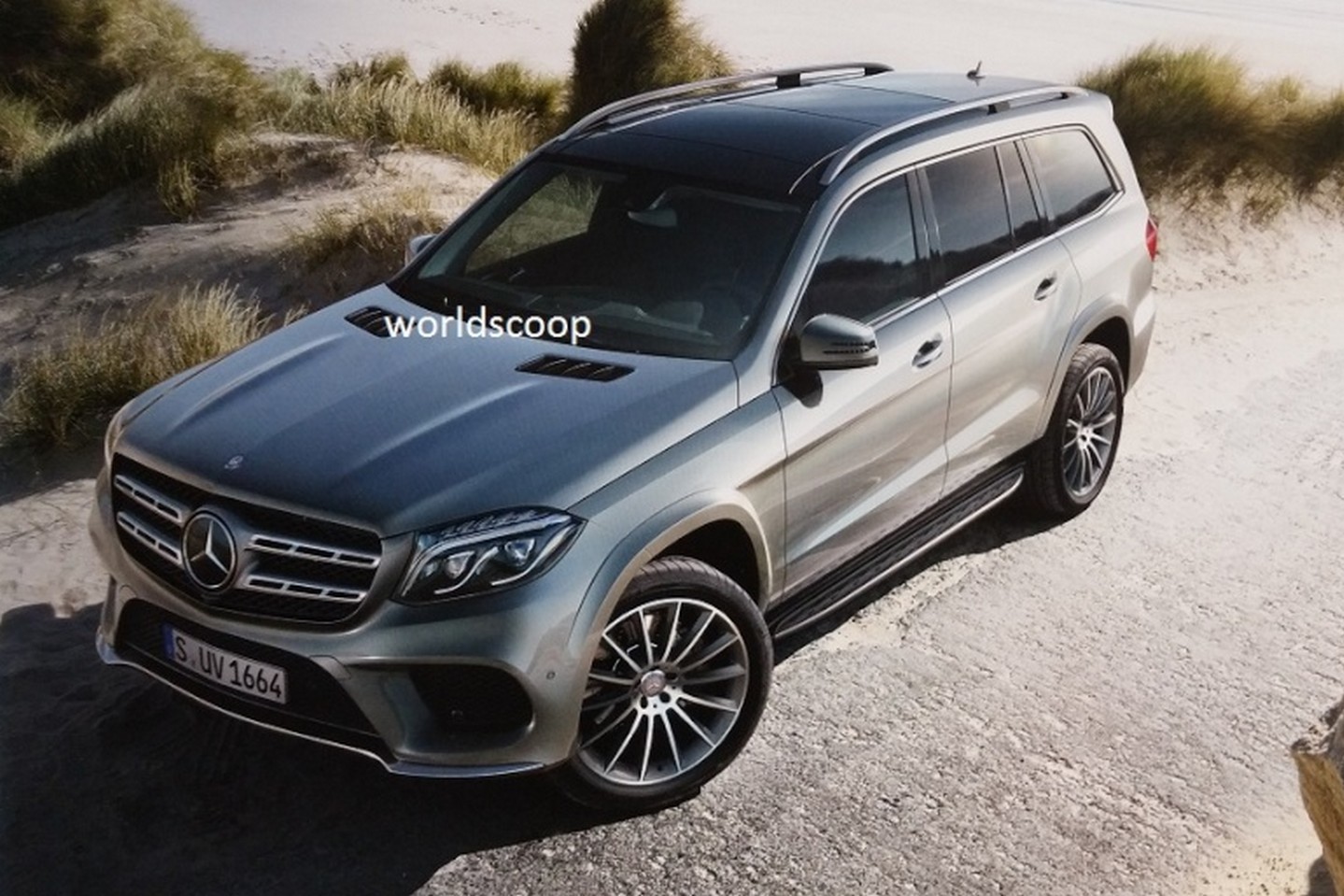Eerste foto's van nieuwe Mercedes GLS nu al gelekt