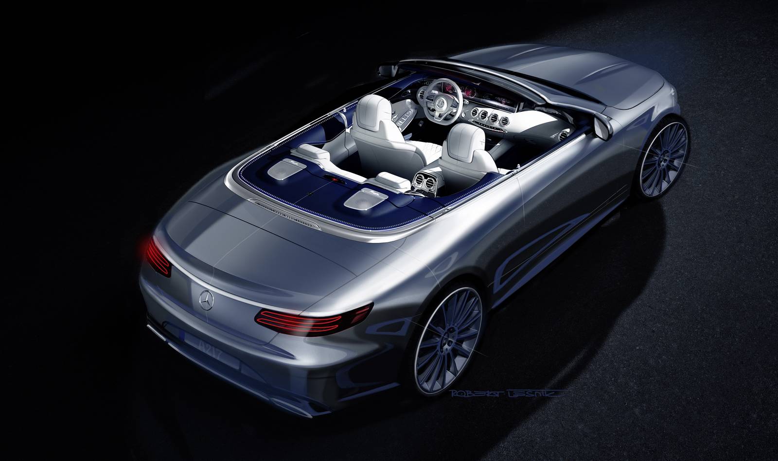 Mercedes toont eerste detailschets van S-Klasse Cabrio