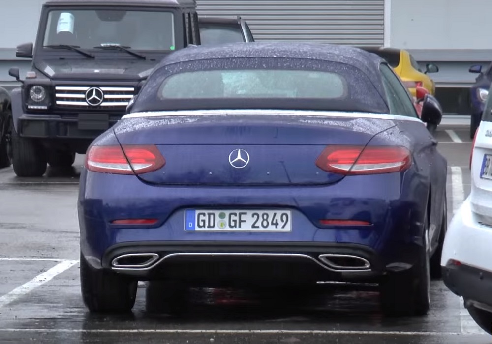 Mercedes C-Klasse Cabrio gespot zonder camouflage